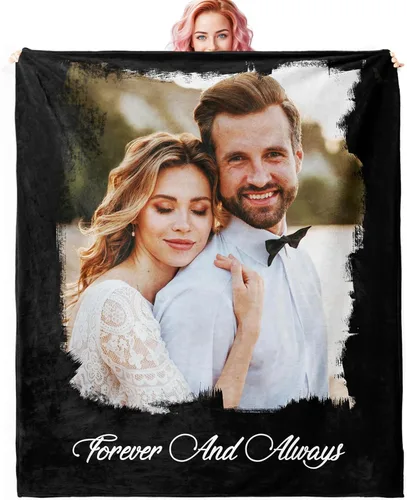 Miniatura 13 de Manta personalizada con fotos para mamá de hija, hijo, niños, marido, manta personalizada con foto, regalos para la mejor mamá del mundo, mantas