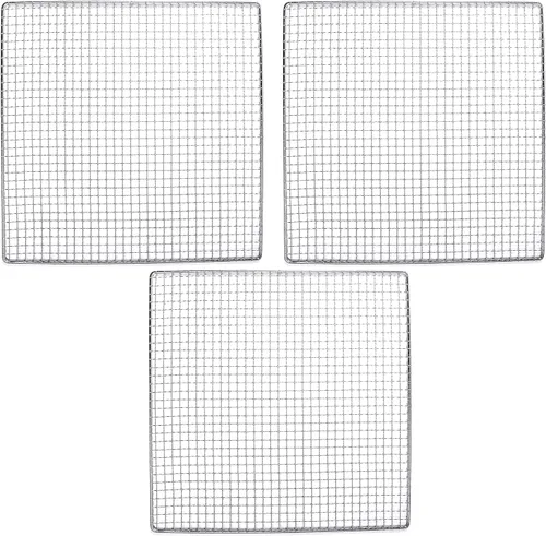 3 bandejas de acero inoxidable compatibles con deshidratador Excalibur repuesto UPGRADE Food Shelf Mesh Screen by Bright Kitchen