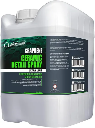 Miniatura 10 de Nanoskin Espray de grafeno cerámico para detalle 16 oz – Detalle rápido sin agua hidrofóbico para el detalle del automóvil Extiende ceras