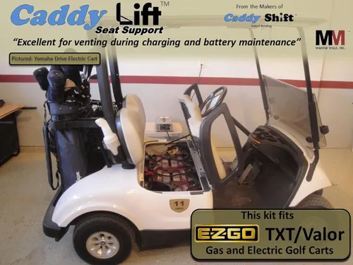 Miniatura 3 de Soporte de asiento elevador Caddy, E-Z-GO TXT