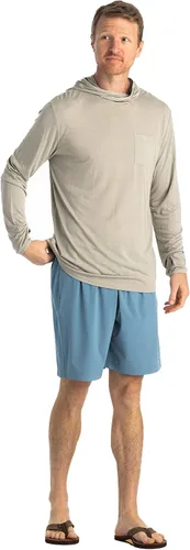 Miniatura 31 de Free Fly Pantalones cortos Breeze para hombre, entrepierna de 8 pulgadas, de secado rápido, ligeros, con protección solar UPF 50+
