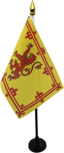 Miniatura 11 de AZ FLAG Bandera de mesa de Albania de 4 x 6 pulgadas - Bandera de escritorio albanesa 5.9 x 3.9 in - Tapa de lanza dorada