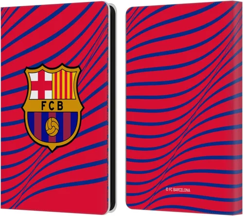 Miniatura 31 de Head Case Designs Funda de piel con licencia oficial del FC Barcelona Barca Crest Graphics compatible con Kindle Paperwhite 5 (2021)