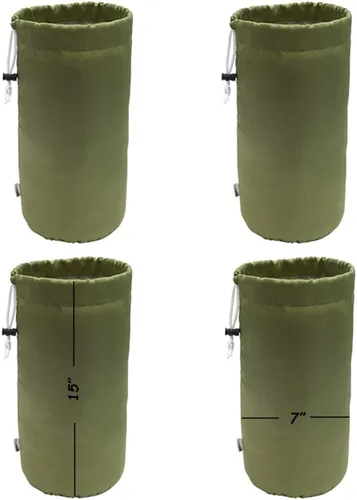 Miniatura 18 de Bolsa de saco, resistente al agua, con cordón duradero, paquete de 4