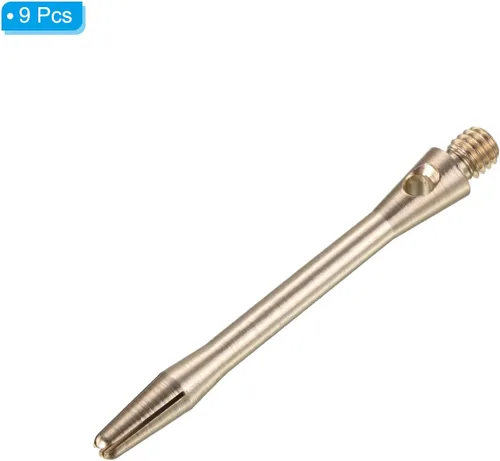 Miniatura 3 de PATIKIL Eje de dardo, rosca mediana 2BA de aluminio Dart Tallos de dardo Accesorios de lanzamiento de montaje para punta de acero Latón