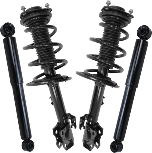 Miniatura 17 de Detroit Axle - Puntales y Amortiguadores para Chevy Traverse Buick Enclave GMC Acadia Saturn Outlook 2007-2012, 2 puntales delanteros con resorte