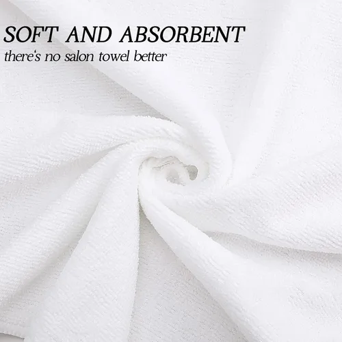 Miniatura 3 de Shimeyao Paquete de 26 toallas de mano absorbentes de microfibra, secado de pelo, a prueba de blanqueador, sin pelusas, para el hogar, salón, spa