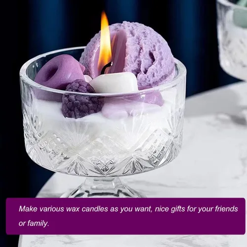 Miniatura 3 de 3 moldes de silicona para helado 3D, para cera derretida, jabón, pasteles, moldes en forma de bola de TuNan + 1 molde de chocolate para decoración