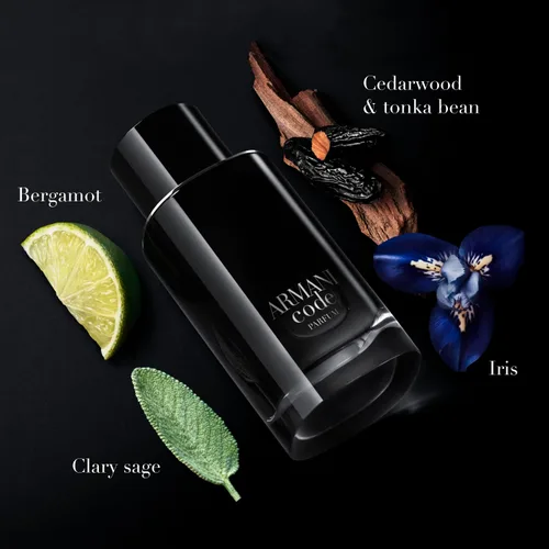 Miniatura 2 de Armani Beauty – Code – Parfum – Cologne for Men – Fresh & Aromatic Men’s Fragrance – Bergamot, Clary Sage, Tonka Bean Notes