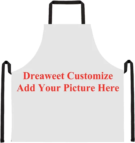 Miniatura 16 de Dreaweet Delantal de cocina unisex con cuello ajustable de Navidad