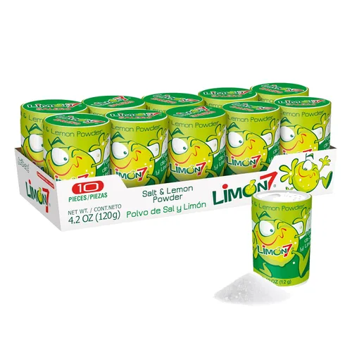 Anahuac Limon 7 Salero Azúcar 10 Piezas 4.23 oz