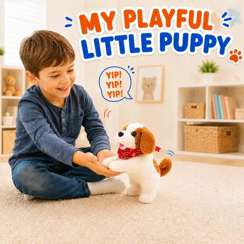 Miniatura 5 de Perro saltarín Cute Little Puppy, marometas, paseos, se sienta, da ladridos