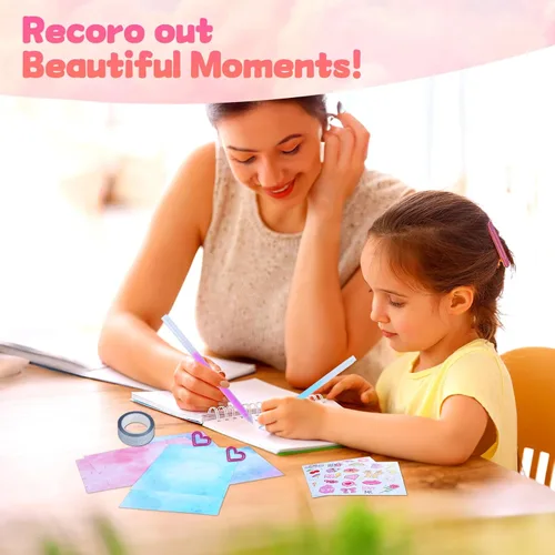 Miniatura 4 de Souroyea Kit de diario de bricolaje para niñas, juego de diario para niñas adolescentes, regalos de Navidad y cumpleaños para niñas de 7, 8, 9, 10