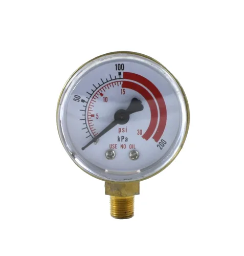 Miniatura 6 de SÜA - Manómetro de alta presión para regulador de acetileno 0-400 psi - 2 pulgadas para reguladores LDB