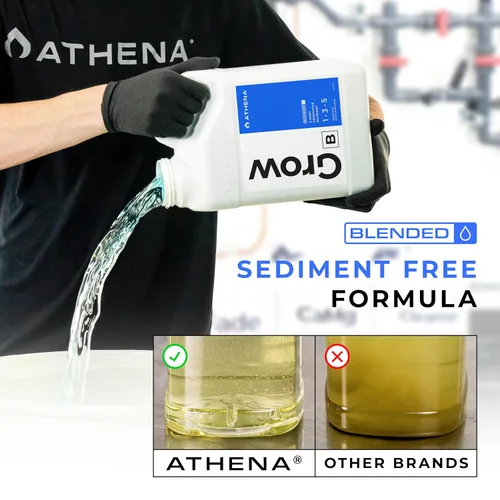 Miniatura 6 de Athena Blended Grow B Fertilizante líquido vegetativo para hidroponía y suelo Alimento vegetal para crecimiento en etapa vegetal NPK 1-3-5 1