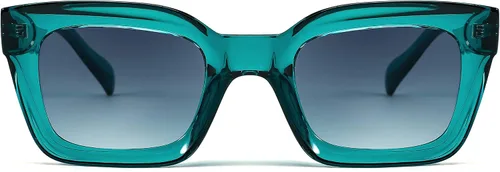 Miniatura 6 de FEISEDY Gafas de sol clásicas para mujer, gafas de sol cuadradas gruesas, marco grueso, UV400 B2471