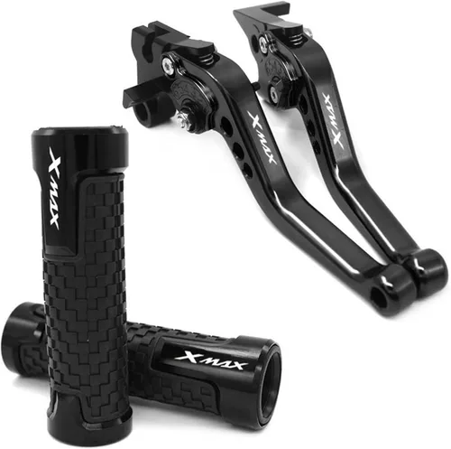 Miniatura 20 de Palancas de embrague de freno ajustables para motocicleta, empuñaduras de freno de mano para Yamaha XMAX250 XMAX300 XMAX400 Xmax X-MAX 250 300 400