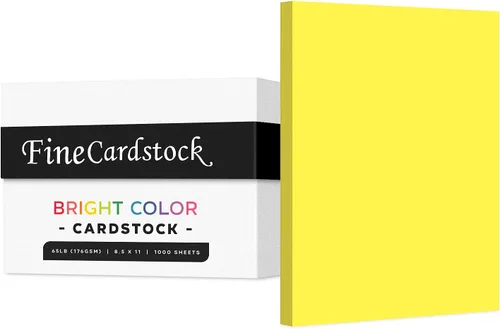 Miniatura 29 de Papel de alta calidad para tarjetas de colores, caja de 1000 hojas, cartulina de peso medio de 65 libras, perfecta para suministros escolares, artes