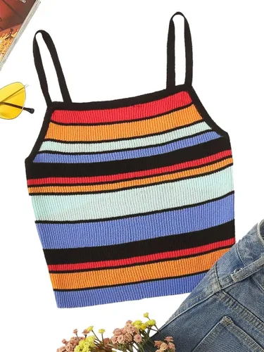 Miniatura 5 de SweatyRocks - Camiseta sin mangas para mujer, de punto acanalado con botones en el frente