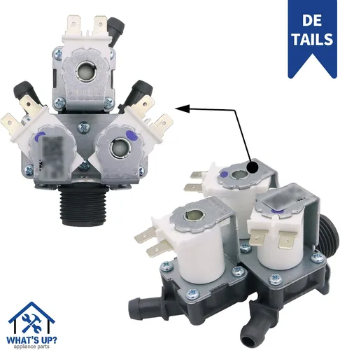 Miniatura 3 de What's Up? 5221ER1003A 5220FR2075L Válvula de agua para lavadora Fábrica Después de Servicio Pieza de Repuesto para Arandelas LG Reemplaza AP5986564
