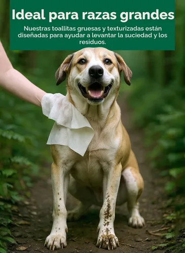 Miniatura 4 de Earth Rated XL - Toallitas para mascotas para perros y gatos, limpieza hipoalergénica y sin perfume de 3 en 1, desodorizante e hidratante extra