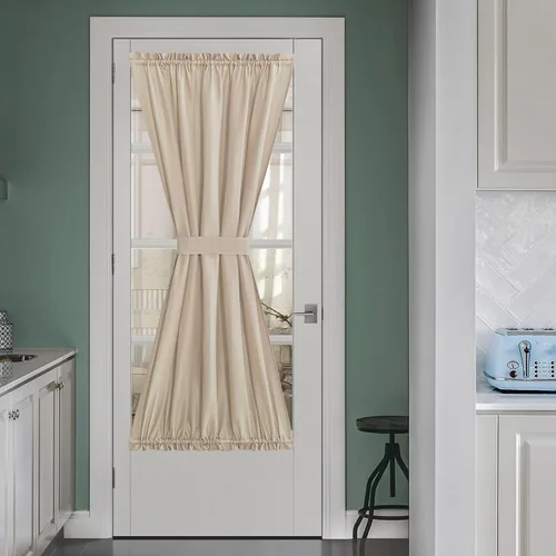 Miniatura 94 de NICETOWN - Cortinas transparentes para puerta de ventana, tratamiento de ventana lateral para puertas estrechas de vidrio/cocina/puerta delantera