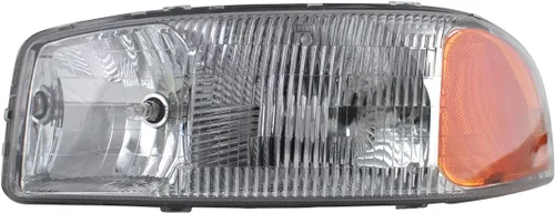 TYC Conjunto de faro delantero izquierdo compatible con camioneta GMC Sierra 1999-2006