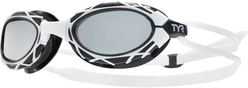 Miniatura 9 de TYR Nest Pro Swim Goggles – Beijing 2008 Olympic Stadium–Inspired Design, Wide Peripheral Vision, Anti-Fog, UV Protection Azul