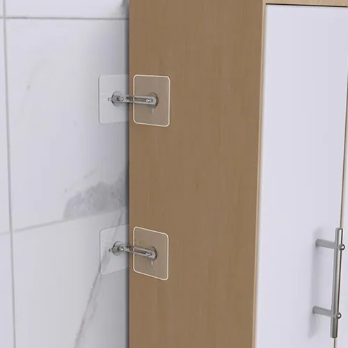 Miniatura 7 de Cabilock Ganchos adhesivos para muebles de pared, anclaje de pared, anclajes de punta autoadhesiva para TV