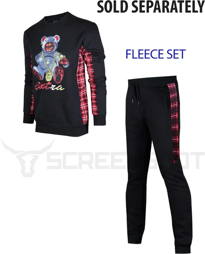 Miniatura 54 de SCREENSHOT APPLIQUE F11966 Premium Fleece Streetwear Chenille EMB Crew Neck Sweatshirt - Classic Fit