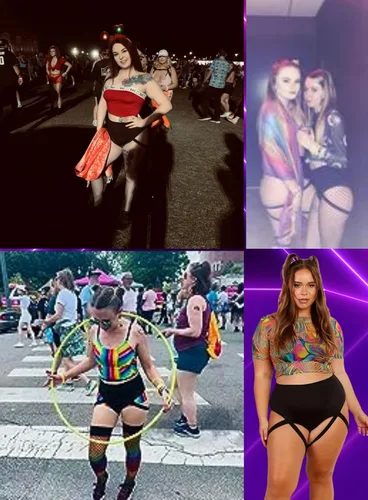 Miniatura 5 de Pantalones cortos para mujer, sexy, de cintura alta, leggings con levantamiento de glúteos, accesorio exótico, atuendo para festivales