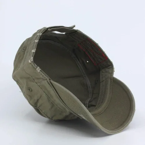 Miniatura 3 de The Vintage Year Washed Cadet Cotton Twill Adjustable Military Radar Distressed Sport Caps