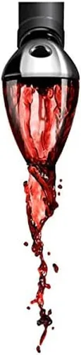 Miniatura 8 de Rabbit W6127 Aireador y vertedor de vino, diseño transparente y acero inoxidable, fácil de usar para mejorar el sabor del vino y un vertido suave