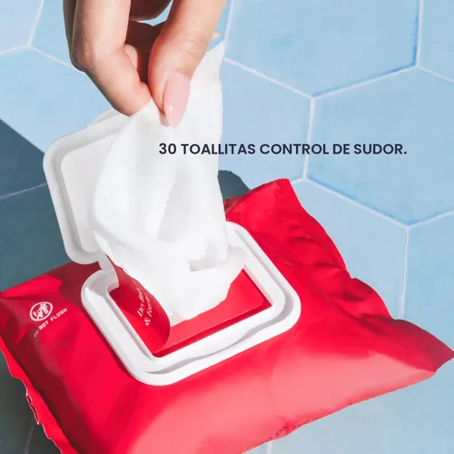 Miniatura 7 de Toallitas antiperspirantes para todo el cuerpo – Toallitas para el control de la sudoración para debajo de los senos, pecho, ingle, axilas, manos