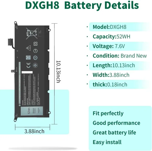 Miniatura 2 de Batería YRDD6 de 42 Wh para Dell Inspiron 15 3000 Series 3583 3593 3582 3584 3501, inspiron 15 5000 Series 5582 5584 5593 5594 5598 5585 14 3499 3