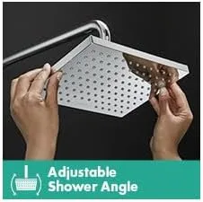 Miniatura 4 de hansgrohe Vernis Blend 04959820 - Juego de ducha de 1.75 GPM, 1 pulverizador, acabado de ducha completo en níquel cepillado, 04959820