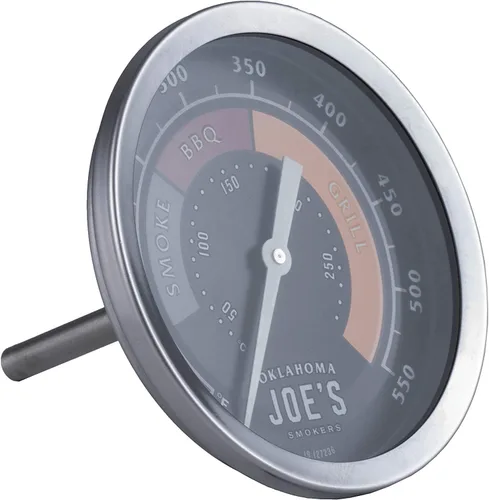 Miniatura 2 de Oklahoma Joe's Medidor de Temperatura para Ahumador de 3 Pulgadas, Plata - 3695528R06