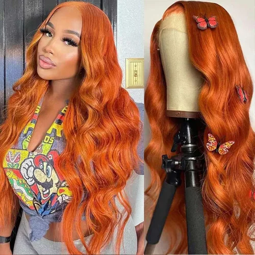 Miniatura 44 de Srakuw Wear and Go - Pelucas de cabello humano sin pegamento, precortadas con encaje frontal, pelucas para mujeres negras, sin pegamento, onda