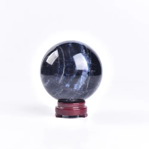 Miniatura 40 de JIC Gem Esfera de cristal de cuarzo Pietersite, bola de cristal decorativa azules y marrones dorados para meditación, decoraciones de mesa