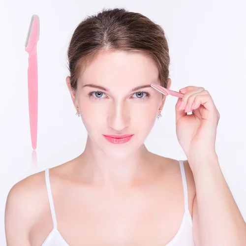 Miniatura 2 de 30 piezas de maquinilla de afeitar de cejas modeladora de cejas afeitadora facial con cubierta de precisión para mujeres y hombres