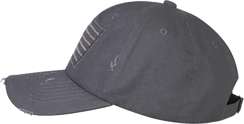 Miniatura 71 de IIN Gorra de béisbol con bandera estadounidense para hombres y mujeres, de perfil bajo, militar, militar, militar, para papá