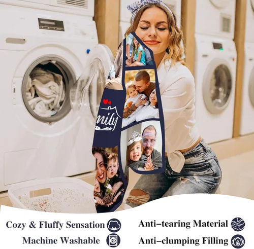 Miniatura 51 de Manta personalizada con foto/texto, manta con imagen personalizada, regalos de amor, regalos personalizados para parejas para novio, novia, esposa