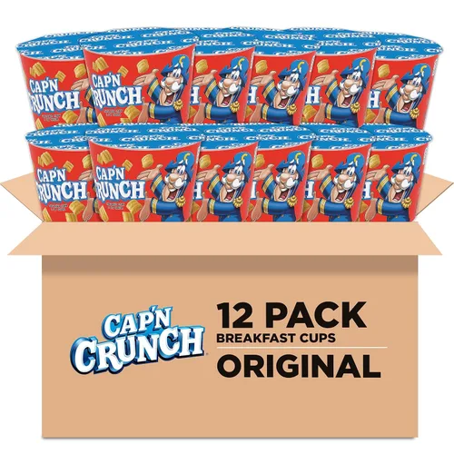Miniatura 9 de Cap'n Crunch Cereales, paquete variado de 3 sabores, cajas de tamaño grande, (paquete de 4)