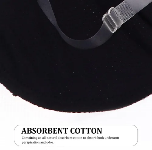 Miniatura 8 de Almohadillas de sudor para axilas, almohadilla absorbente para debajo de las axilas, protector de vestido, reutilizable, de algodón, para axilas