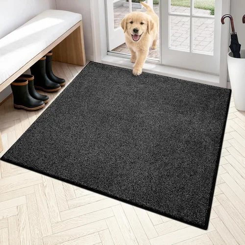 Miniatura 51 de PURRUGS Alfombra de área de fácil cuidado de 4 x 6 pies, antideslizante, lavable a máquina, tapete para puerta de perro, resistente a las manchas