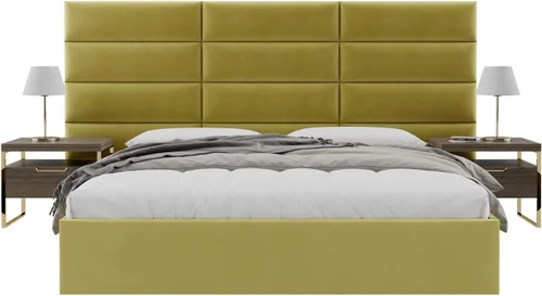 Miniatura 118 de Vänt - Paneles tapizados de cabecera para montar en la pared, diseño Isabelle, 60 x 23 pulgadas, configuración de 4 paneles individuales, Cuero
