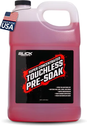 Miniatura 10 de Slick Products Jabón de auto prelavado súper concentrado sin contacto para cañón de espuma o pistola de espuma, afloja el barro, la suciedad
