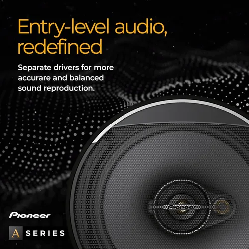 Miniatura 3 de Pioneer A-Series Standard TS-A1671F - Altavoces de 3 vías de 6.5 pulgadas (Par) - 320 W máximo, sonido equilibrado + agudos suaves, graves