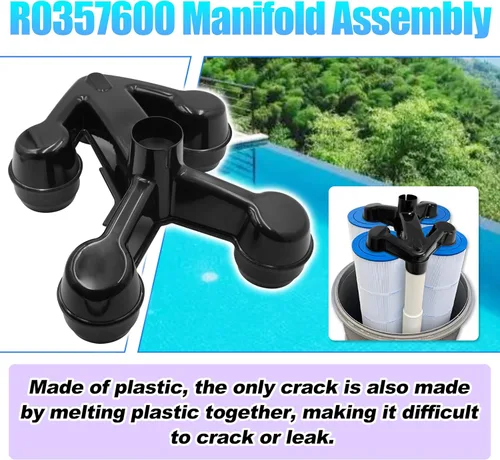 Miniatura 3 de R0357600 Reemplazo del conjunto del colector para filtros de piscina y spa de la serie CV y CL de Zodiac CV460, CV340, CV580, CL340, CL460, CL580