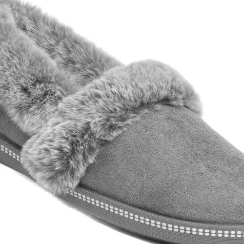 Miniatura 6 de Skechers Cozy Campfire-Team Toasty - Pantuflas de microfibra con forro de piel sintética para mujer